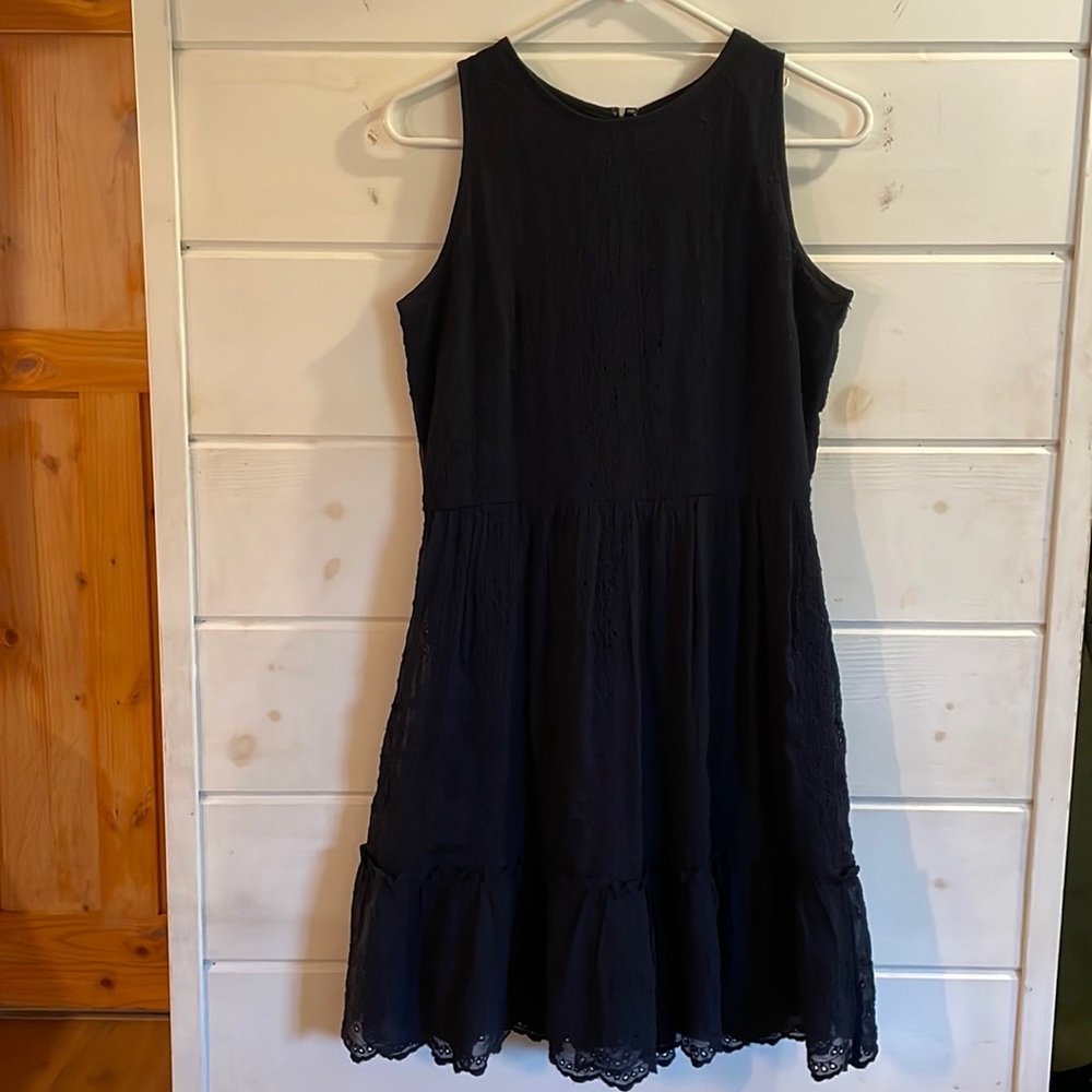 Loft navy blue dress - only worn once!
